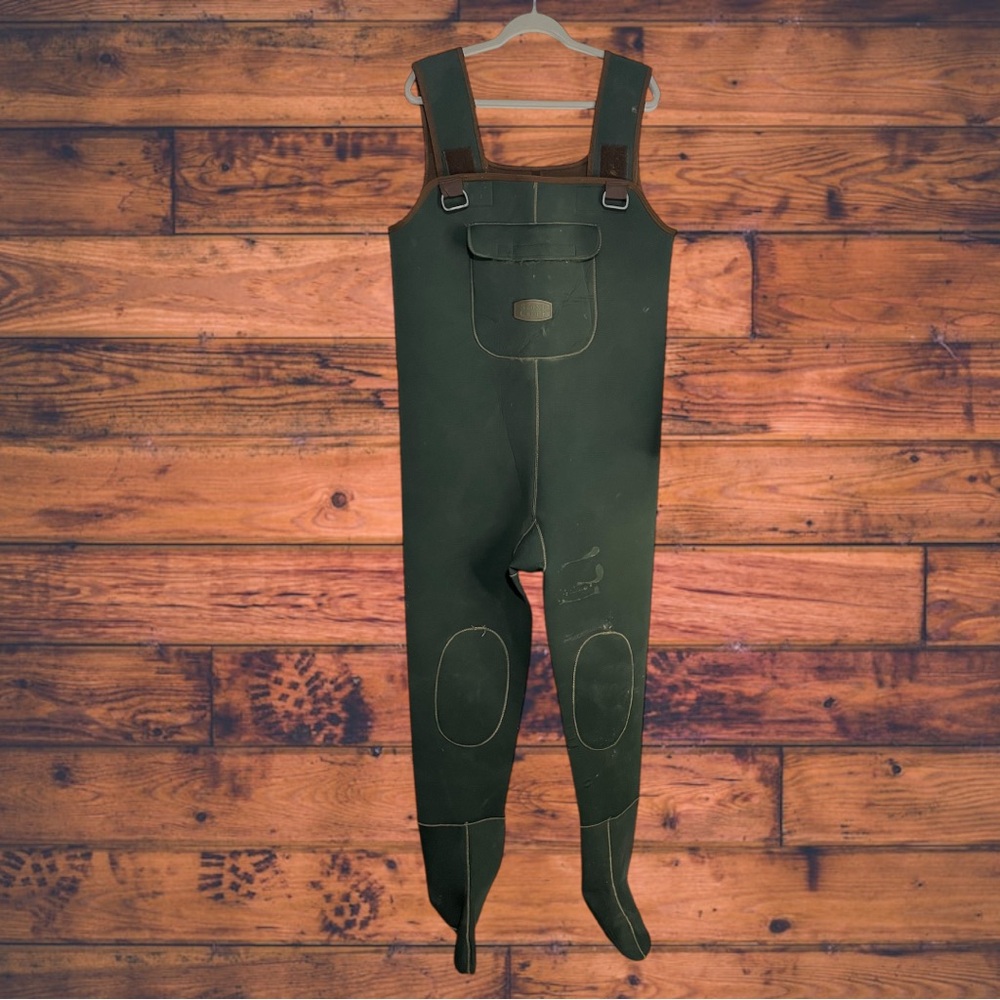 Stone‎ Creek Olive Green Waders Size LS (Large Short)